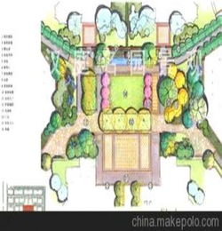 别墅区公共花园 绿化工程