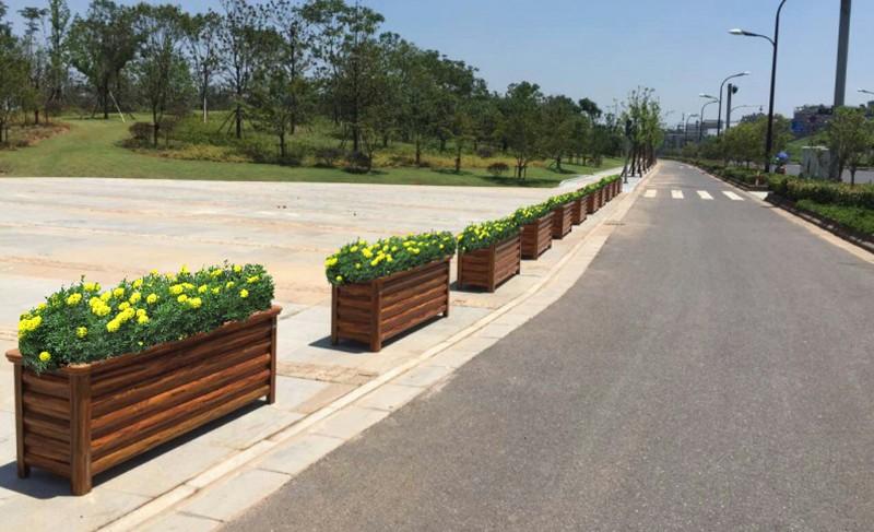 铝合金道路花箱 路边景观美化花箱